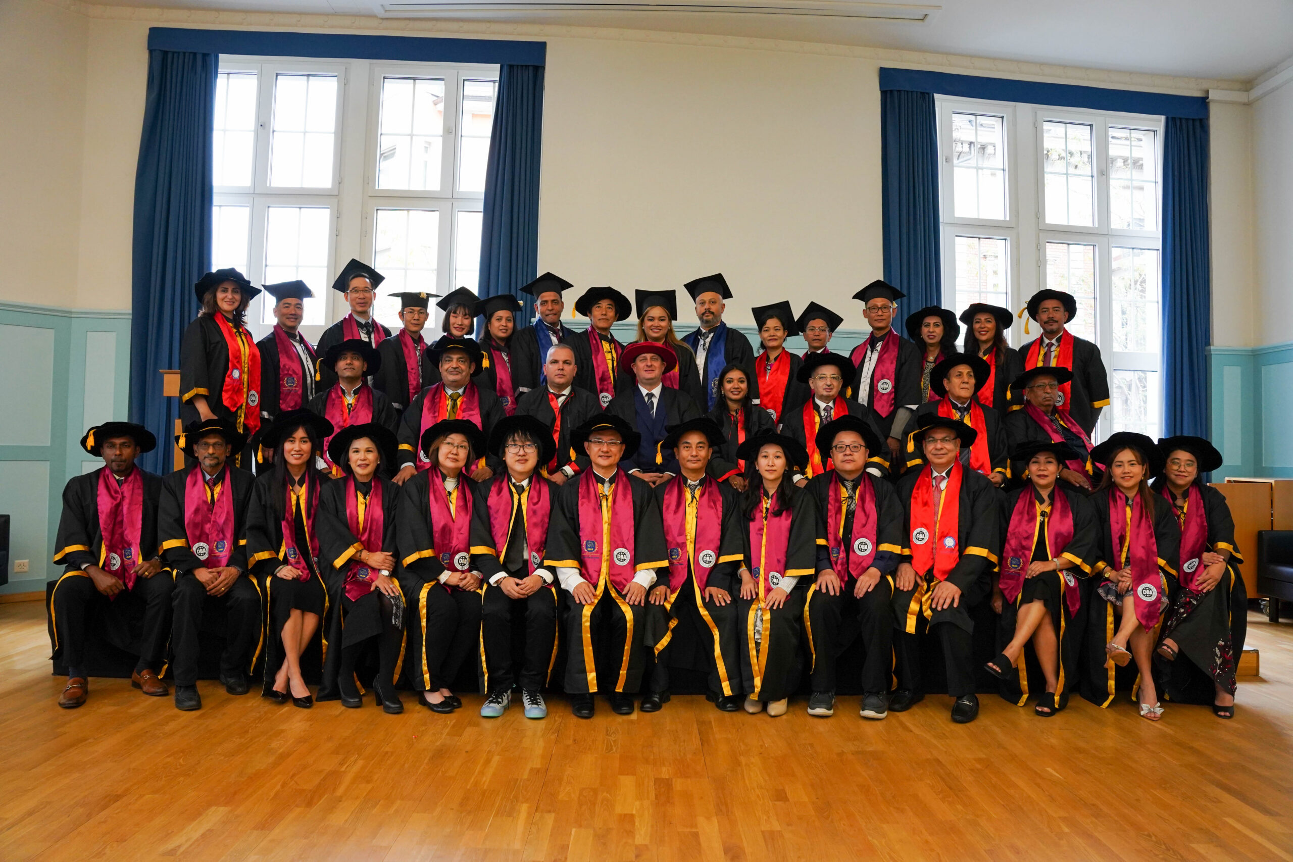 Graduates celebrating together